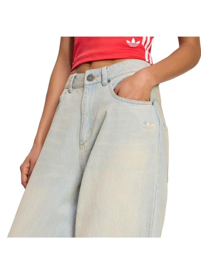 Adidas Originals  VINTAGE WIDE LEG JEANS for Women | Best Price UAE